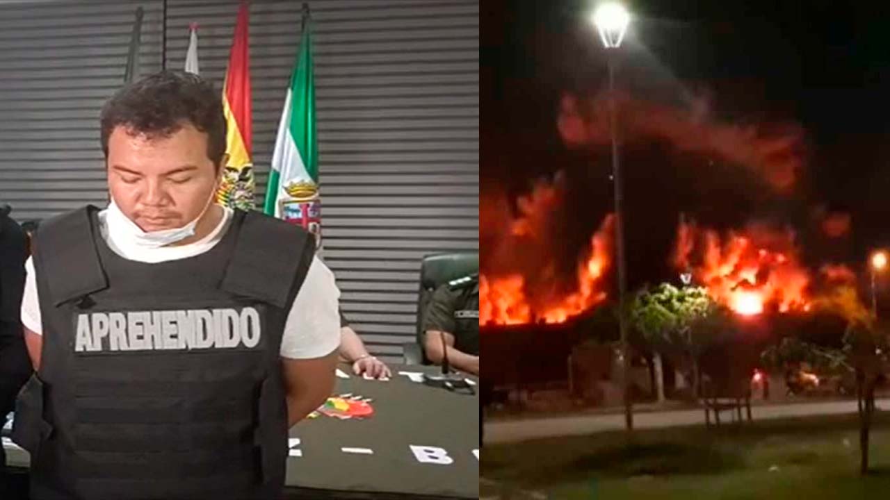 Polica afirma que el hombre calcinado provocó el incendio del parque industrial