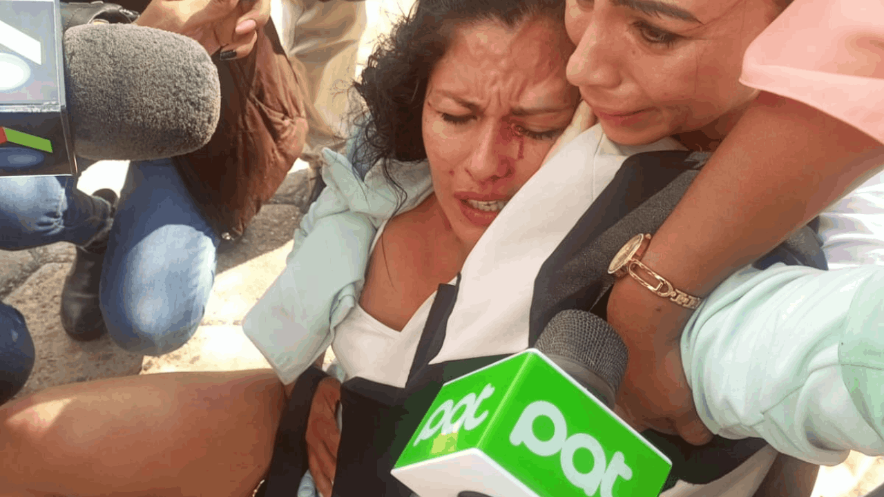 Ciudadanos autoconvocados agredieron a una asambleísta del MAS