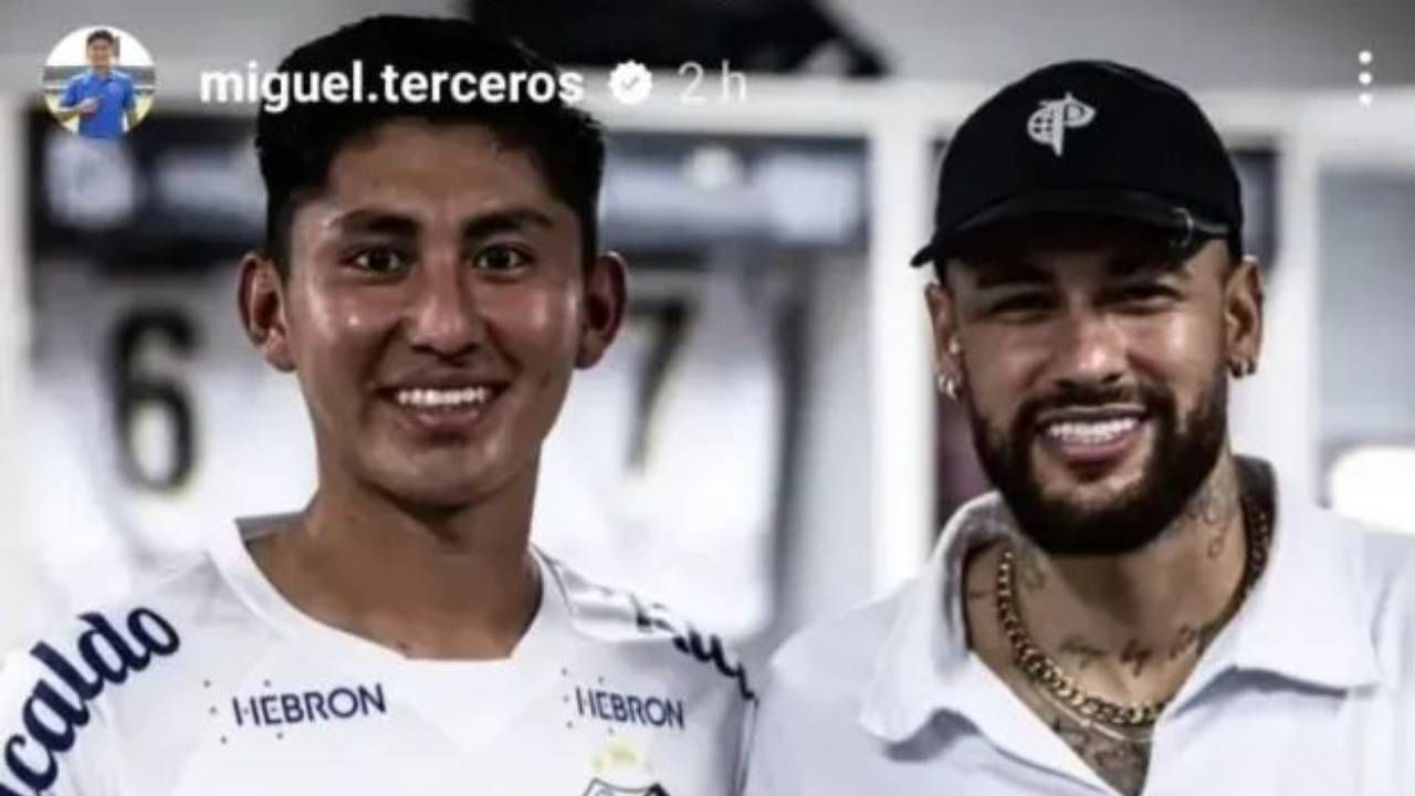 Miguelito Terceros reemplaza a Neymar en partido de Santos