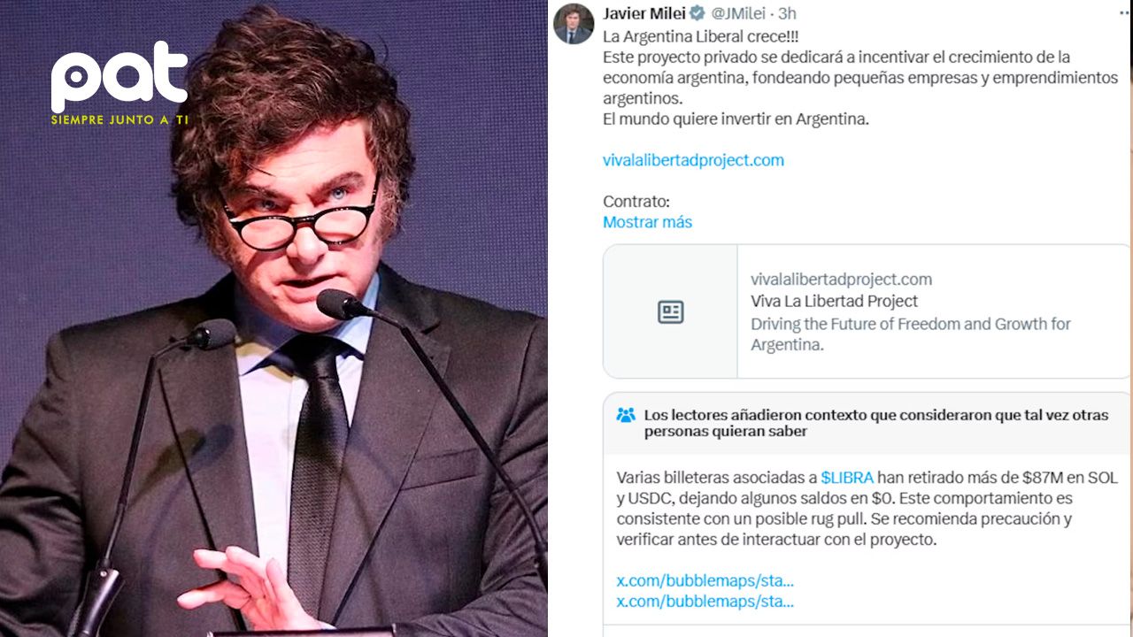 Milei crea unidad de investigación tras controversia por criptomoneda $LIBRA