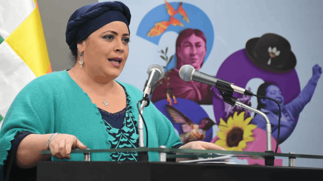 Ministra Prada insta a establecer  un precedente contra la violencia  'persistente' en Santa Cruz 