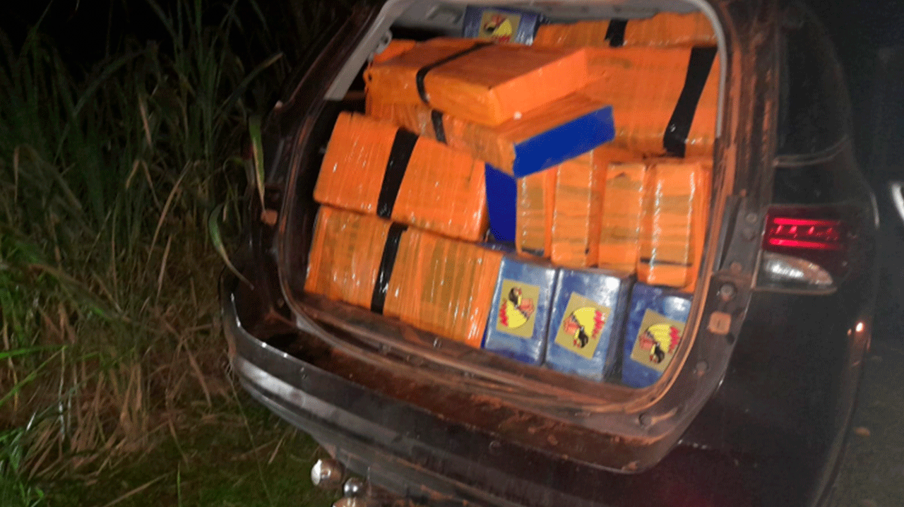  Paraguay incauta 14 toneladas de marihuana en un convoy de nueve vehículos