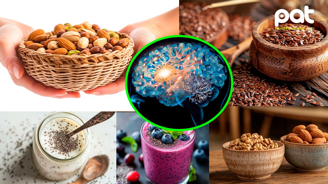 Los 7 alimentos clave que potencian la salud cerebral  
