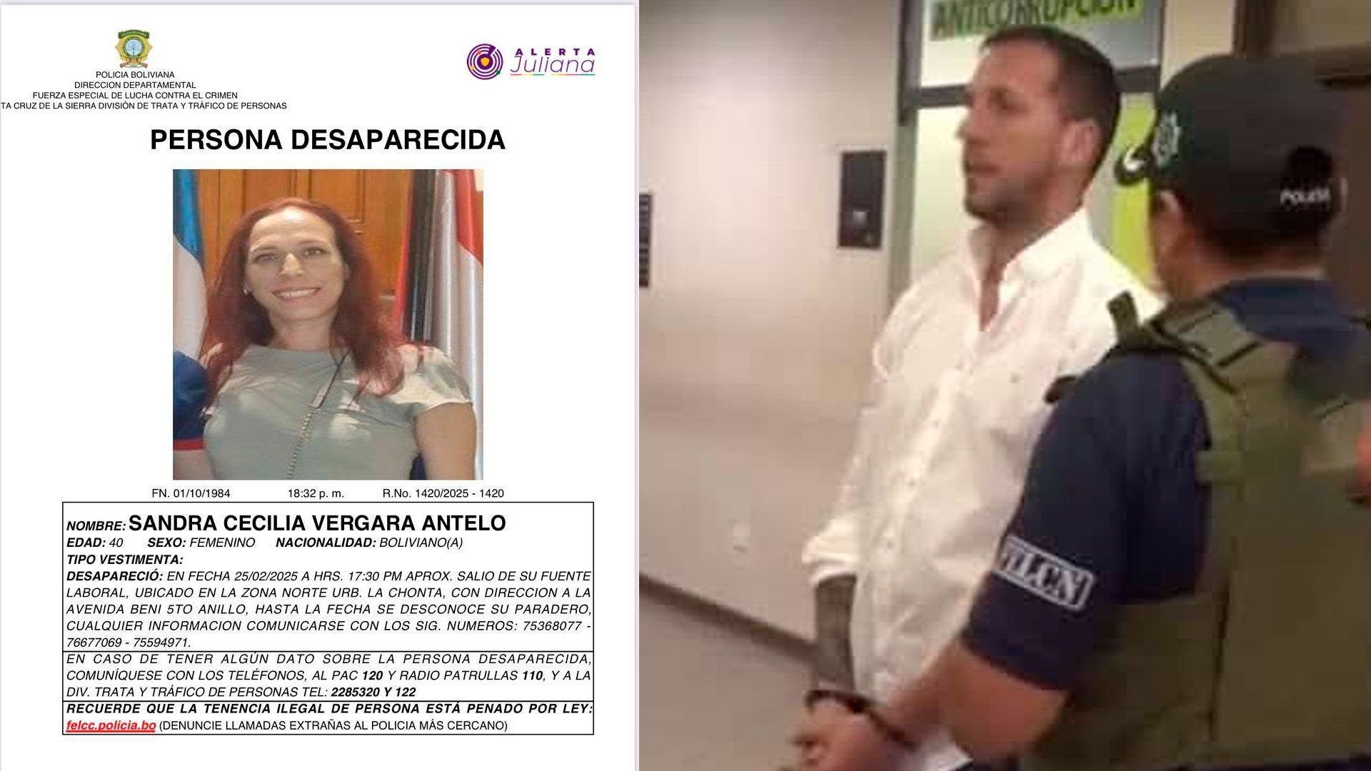 Hermana de 'Cody', involucrado en el caso Marset, desaparecida desde el 25 de febrero