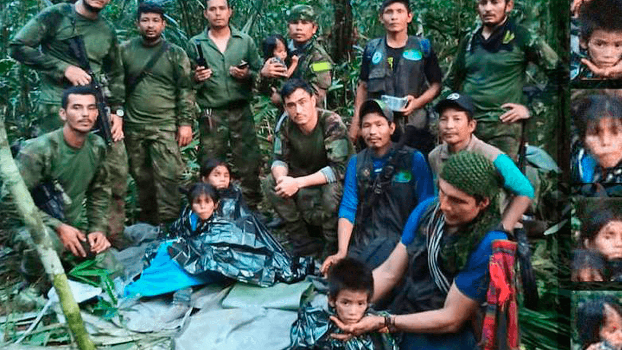 Niños rescatados en la selva cuidaron de su madre agonizante por cuatro días