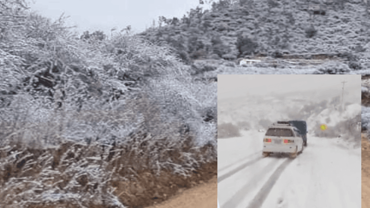 Bajan las temperaturas en Tarija y cae nieve después de 4 años