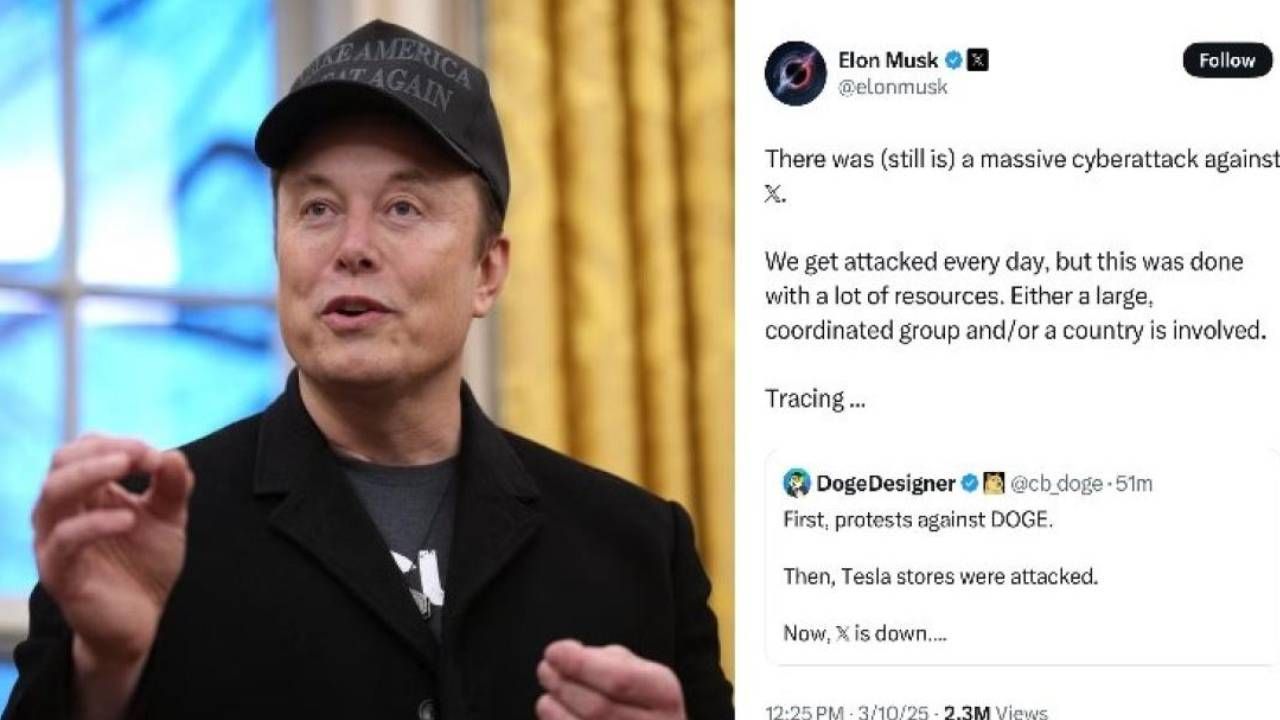 Musk denuncia un ciberataque "masivo" contra X de "un grupo coordinado o un país"