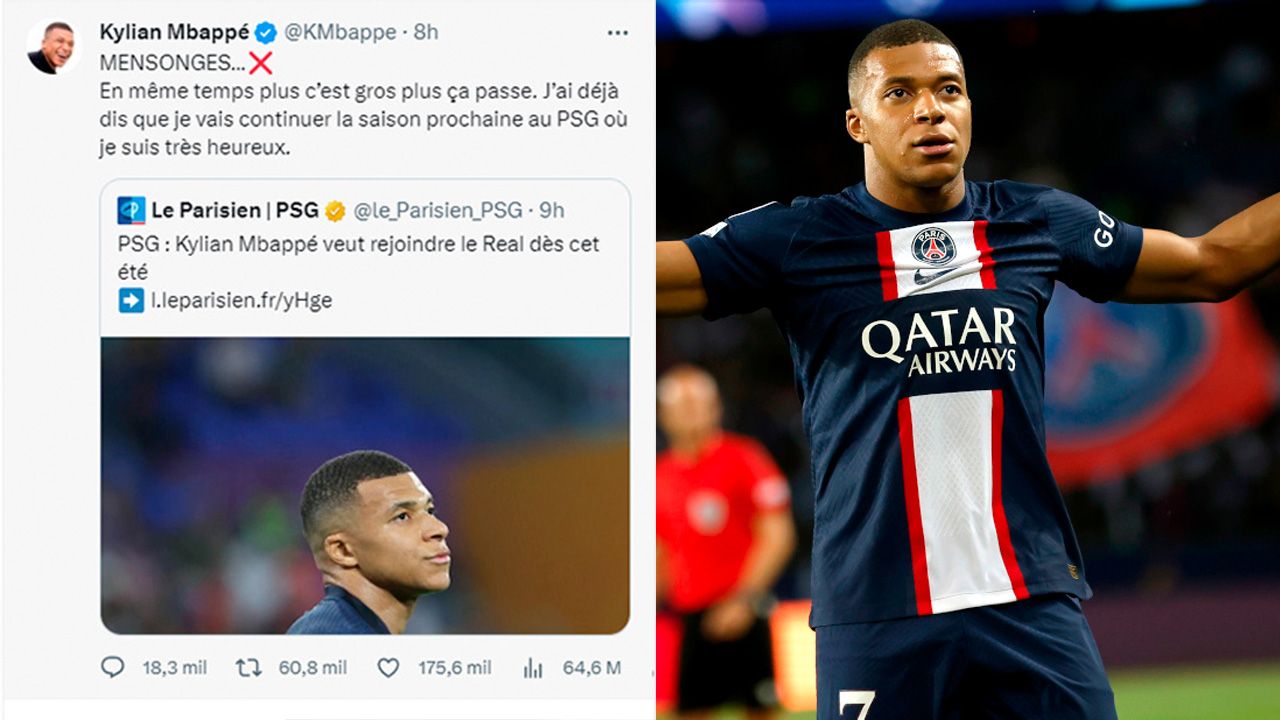 Mbappé desmiente que vaya a fichar por el Real Madrid