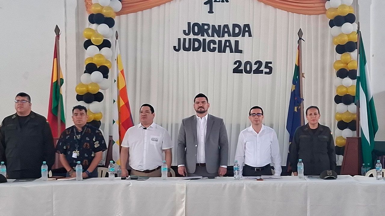 Fiscal General participa en la inauguración de las Jornadas de Descongestionamiento Penal en Santa Cruz 