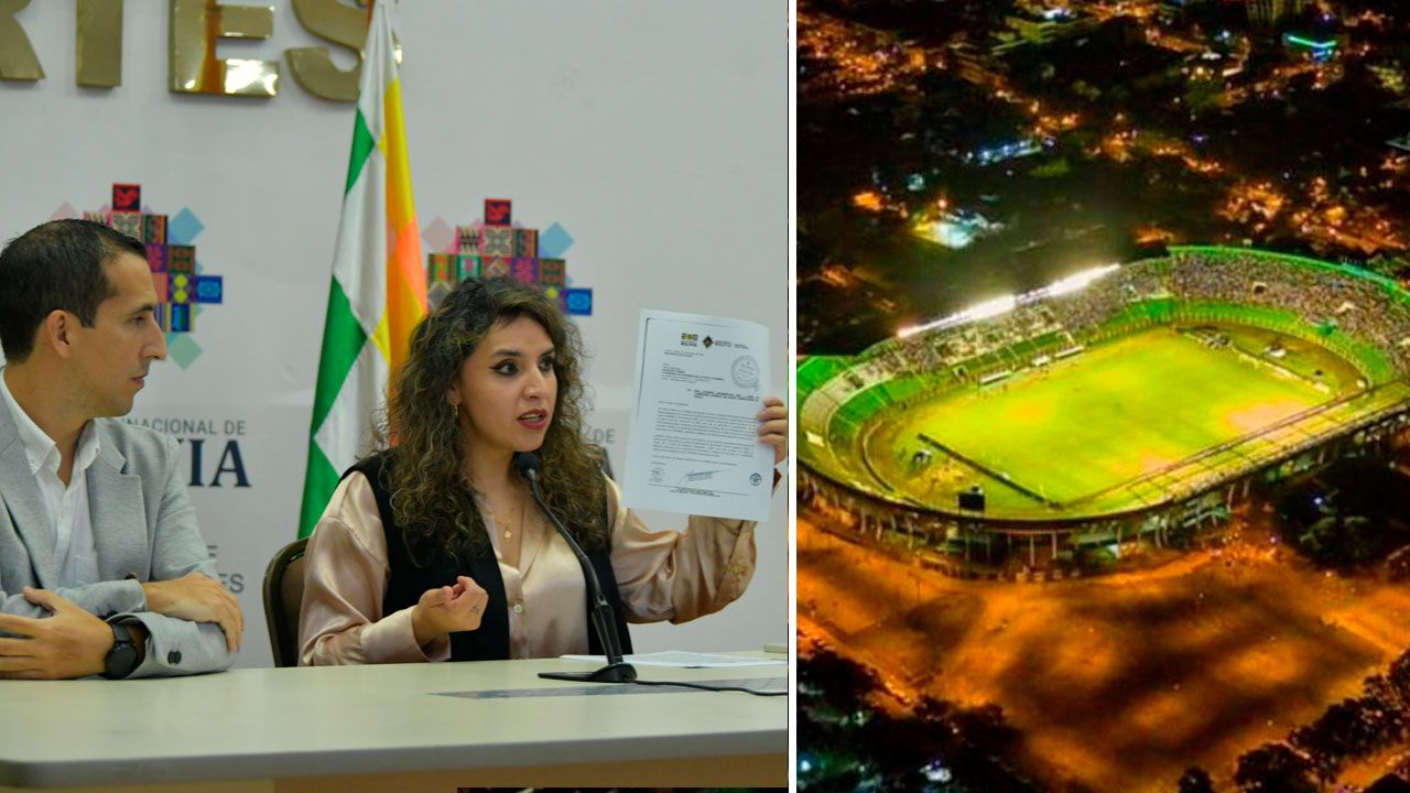 El gobierno nacional invierte bs 44.2 millones para mejorar el estadio Ramón Tahuichi Aguilera