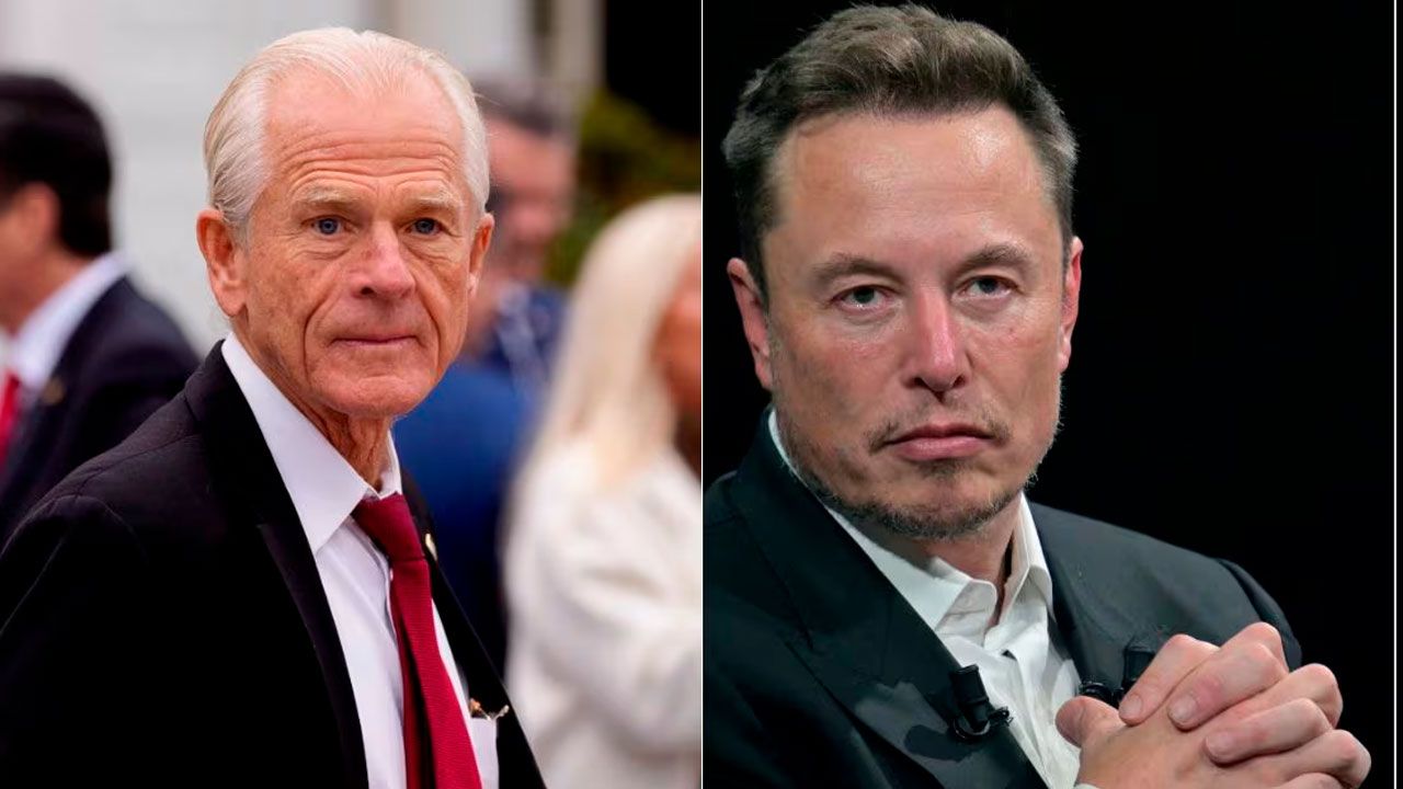 Elon Musk llama “imbécil” a asesor comercial de Trump por críticas a Tesla