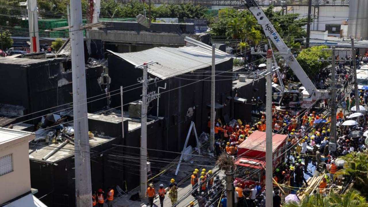 Aumentan a 44 los muertos al desplomarse el techo de una discoteca en Santo Domingo