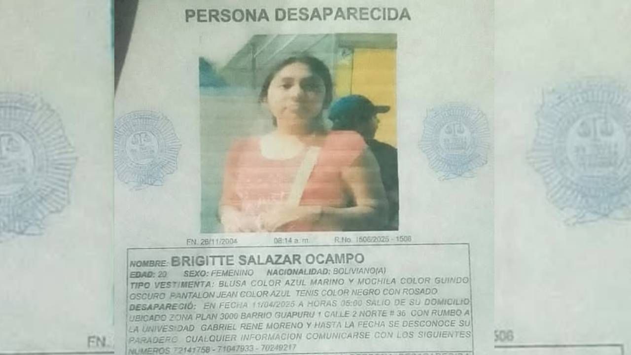 Presunto feminicidio  confiesa asesinato de Brigitte Salazar por celos