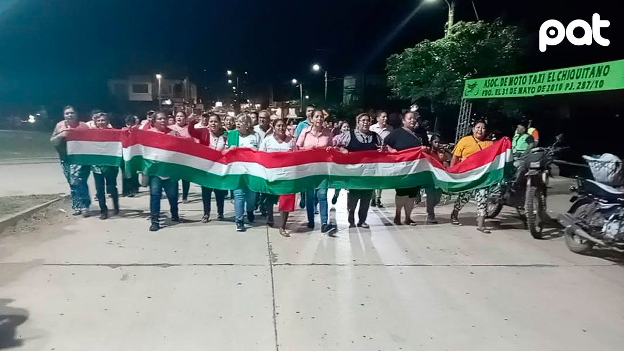 Bloqueo en Pailón por rechazo a cambio de circunscripción