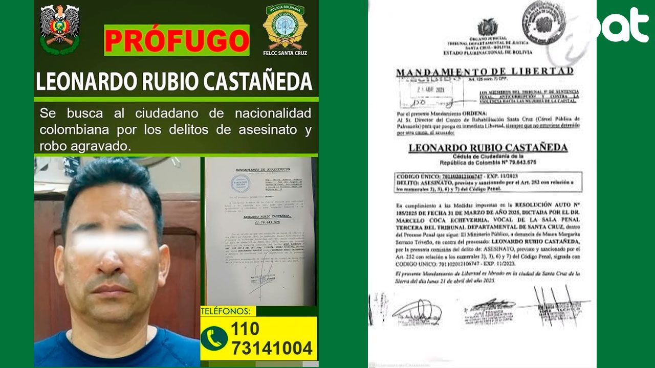 Colombiano acusado está prófugo