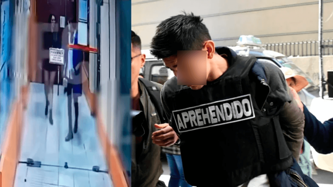 Difunden video del joker ingresando a su vivienda tras la pelea en Sopocachi
