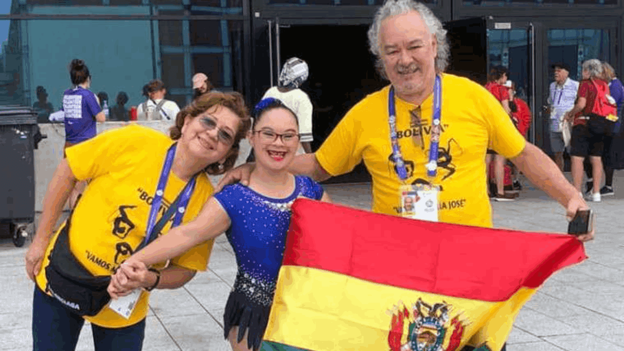 La gimnasta cruceña es campeona de las Olimpiadas Especiales de Berlín