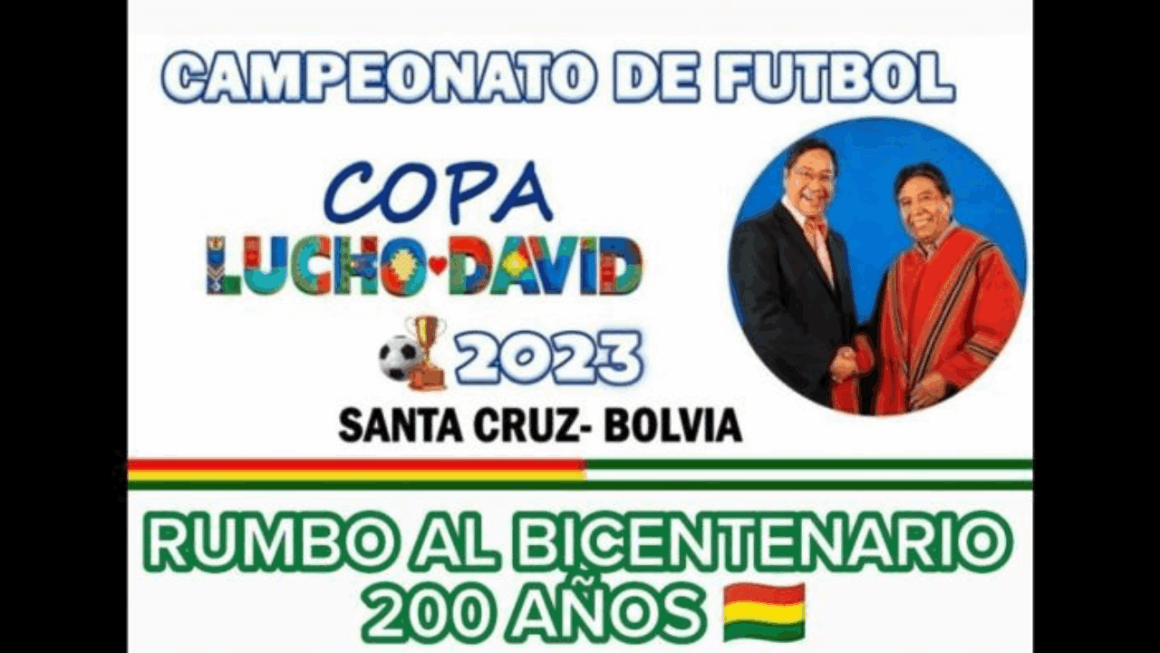 El MAS lanza convocatoria para campeonato de fútbol, “Copa Lucho y David”