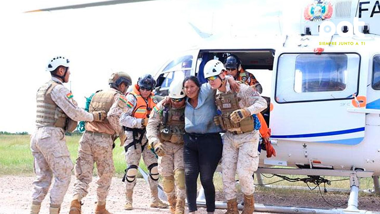 Rescatan con vida a los cinco ocupantes de avioneta desaparecida en Beni