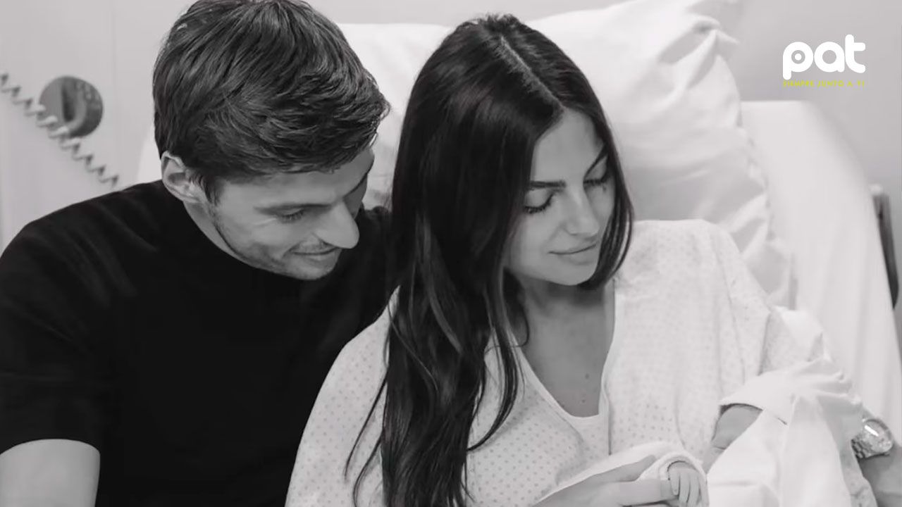 Max Verstappen y Kelly Piquet presentan a su hija Lily al mundo