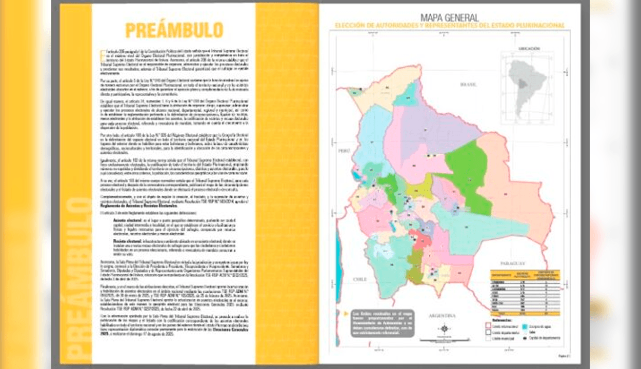 TSE publica nueva cartografía electoral