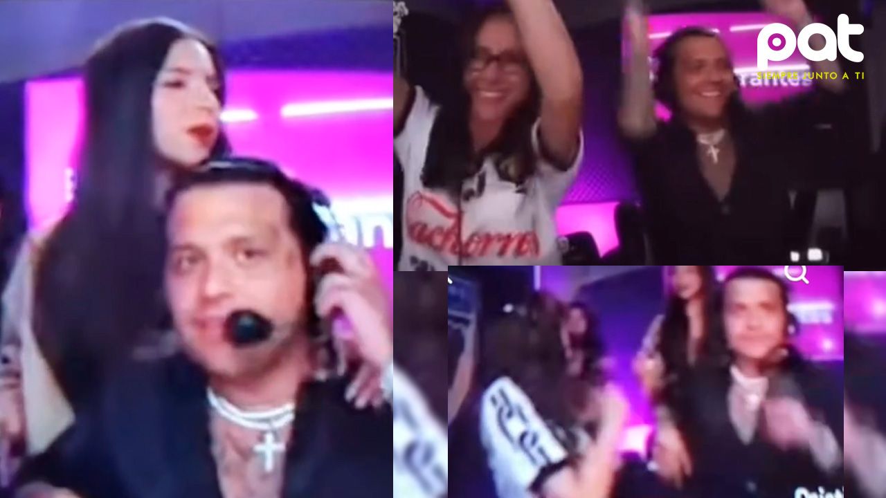 “¿Escena de celos?”: Ángela Aguilar interrumpe a Nodal en vivo y redes estallan