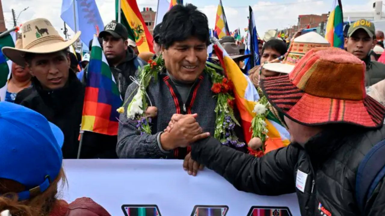  Evo Morales confirma marcha del 16 de mayo pero no inscribirá candidatos por falta de consenso