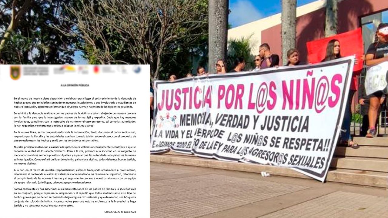 Colegio privado pide no especular en nombres de los presuntos culpables de la agresión sexual