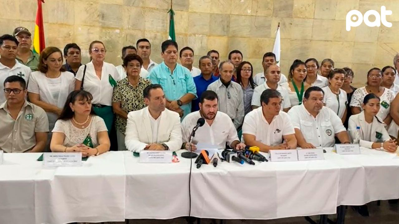 Comité cruceño convoca a una cumbre nacional para exigir unidad opositora