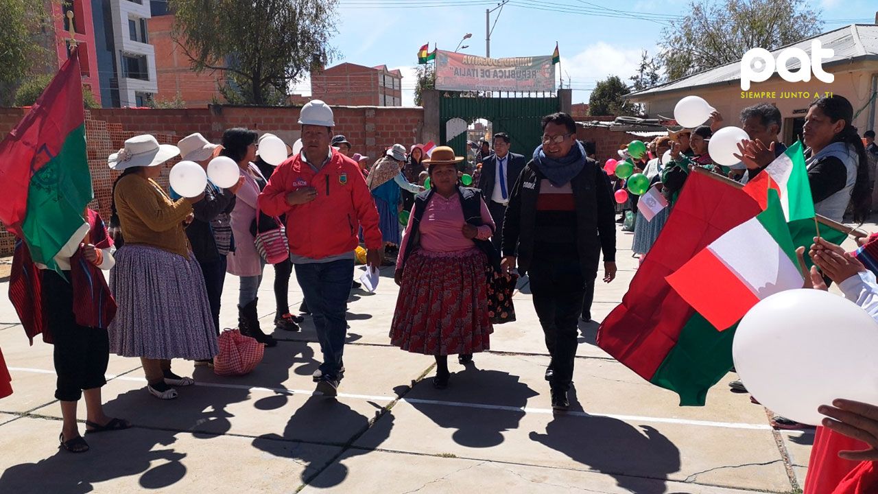Cuatro nuevas aulas beneficiarán a estudiantes del nivel inicial en El Alto
