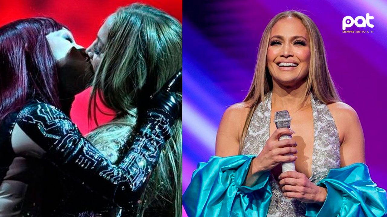 Jennifer Lopez besó a sus bailarines durante su show en los AMAs 2025