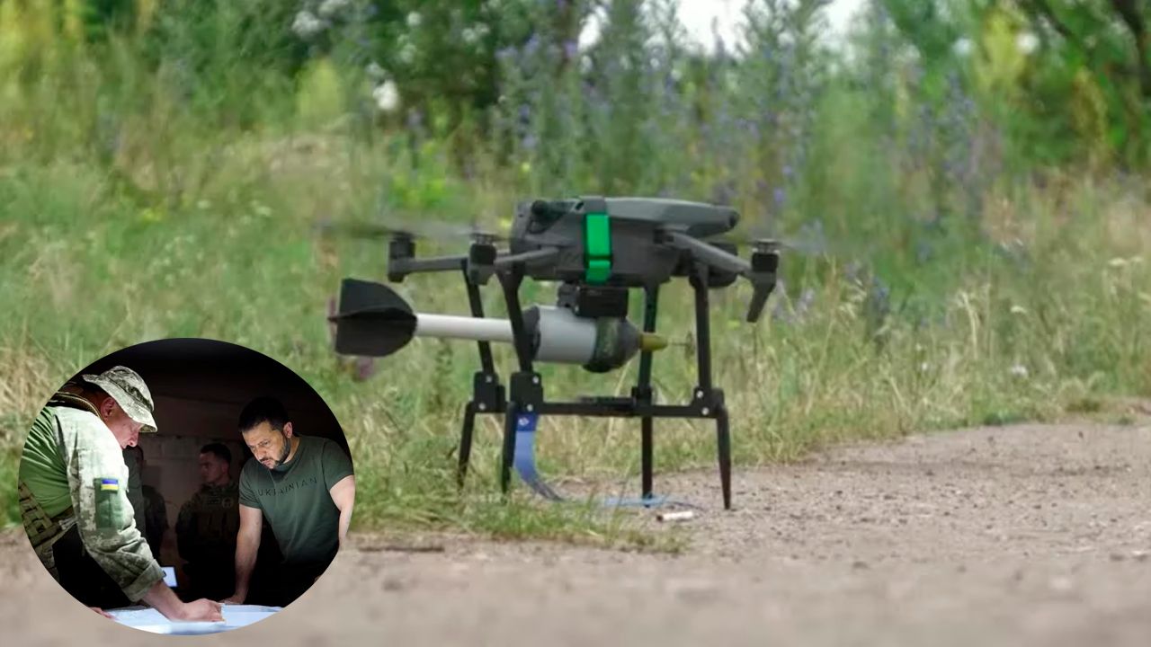 Así se entrenan los pilotos de drones de Ucrania para lanzar granadas 