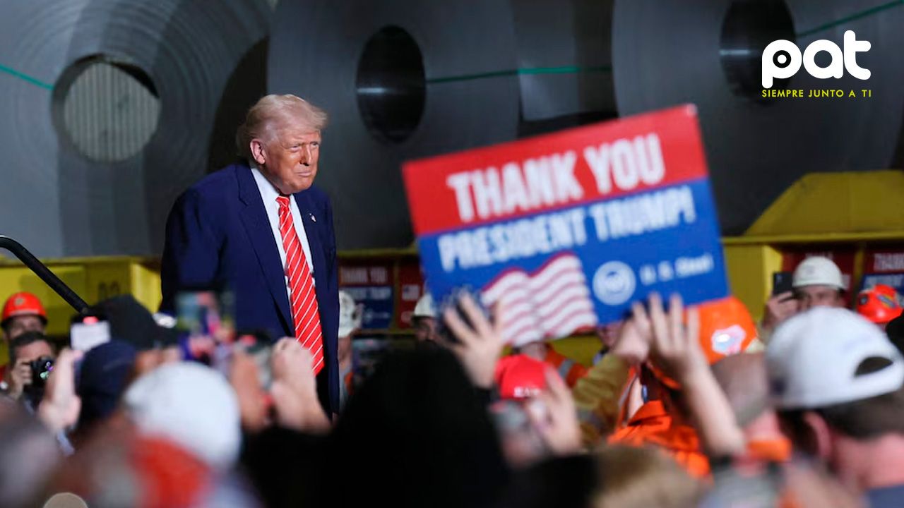 Trump duplicará aranceles al acero y aluminio para proteger industria estadounidense