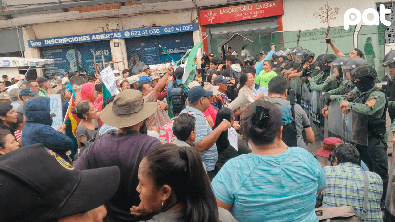 Protesta evista exige renuncia de Arce y habilitación de Evo
