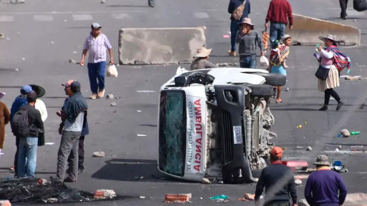Capturan al presunto instigador de la quema de una ambulancia en vinto