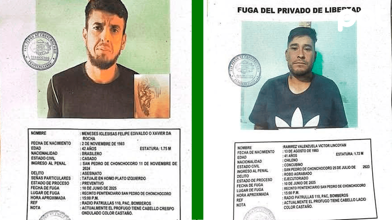 Fuga de dos reos de Chonchocoro alarma a las autoridades