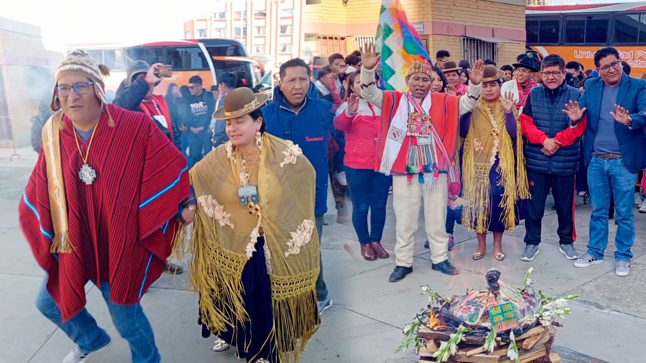  UPEA da inicio al Willka Kuti 5.533 con danza, música y rituales ancestrales