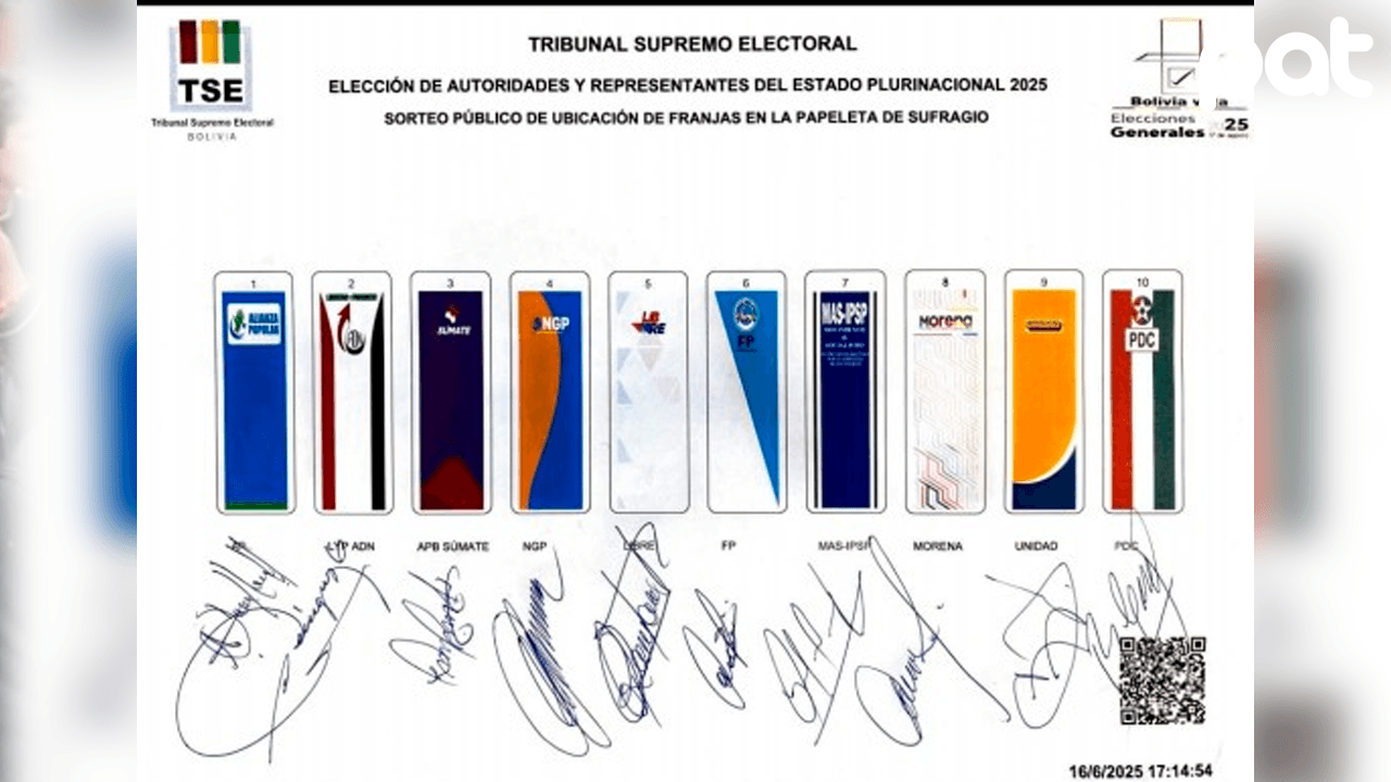 Definen posiciones en la papeleta electoral