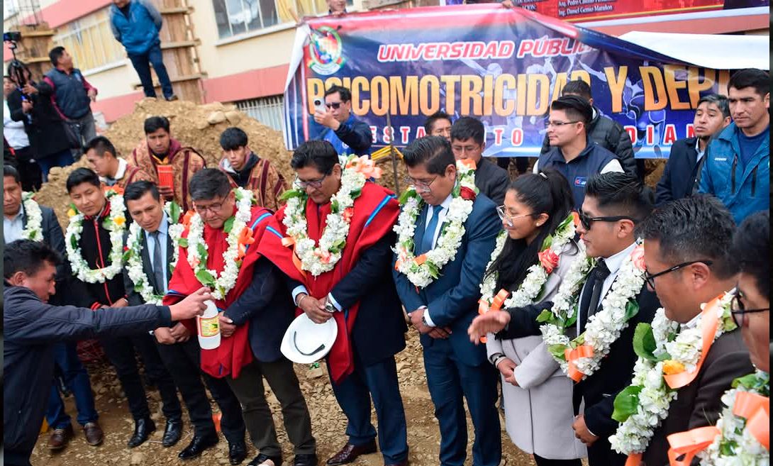 UPEA inicia construcción de edificio para Psicomotricidad y refuerza su ciudadela universitaria