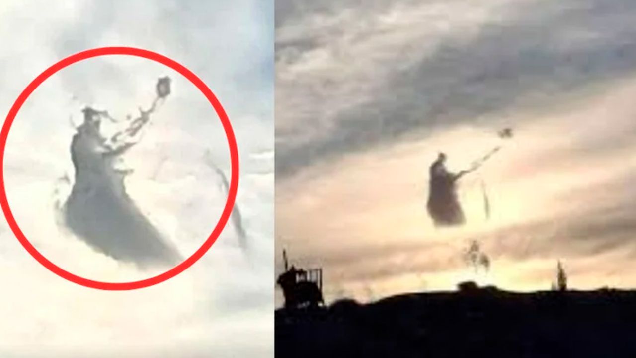 Figura extraña en el cielo de Monterrey genera miedo y misterio