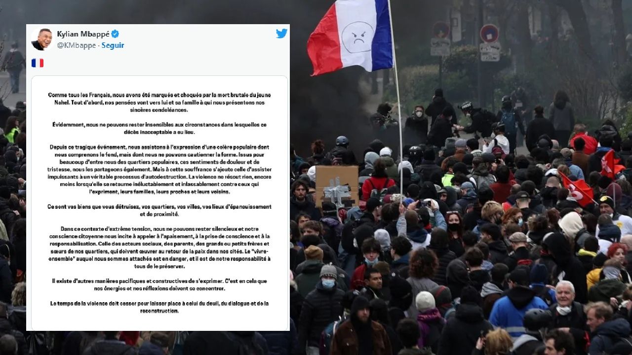 Mbappé y la selección francesa emiten un fuerte comunicado en medio de la crisis francesa