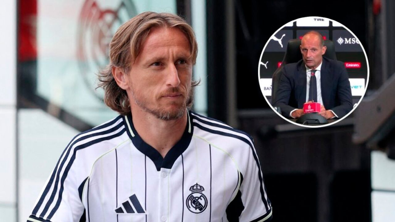 Allegri: "Estamos esperando a Modric,  llegará en agosto"