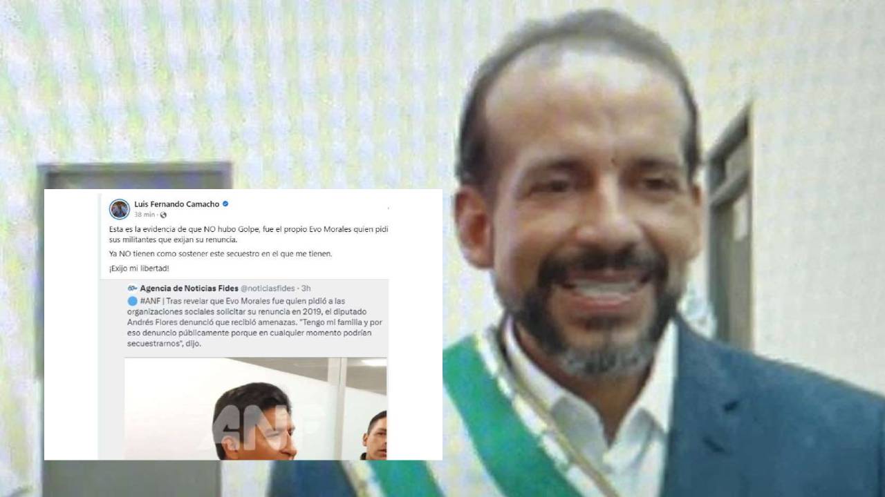El gobernador cruceño compartió su mensaje en redes sociales