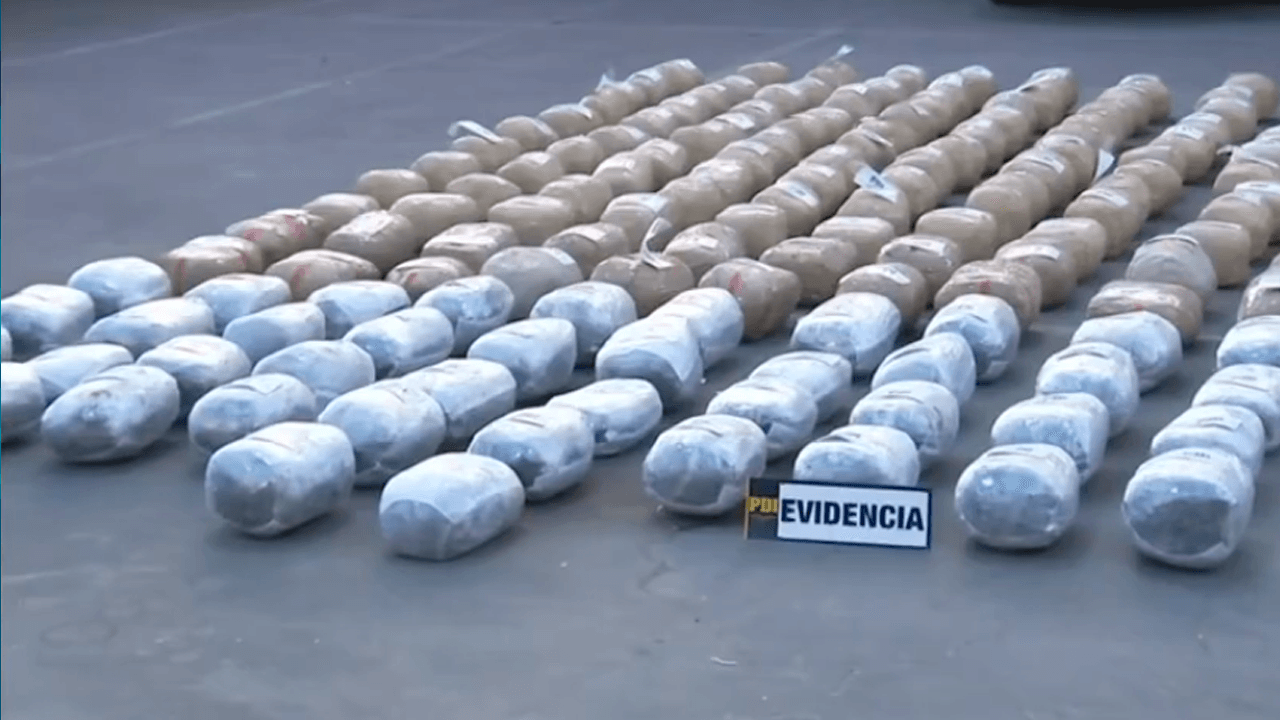 Operativo "Faro" desbarata en chile una red internacional de tráfico de drogas proveniente de Bolivia.