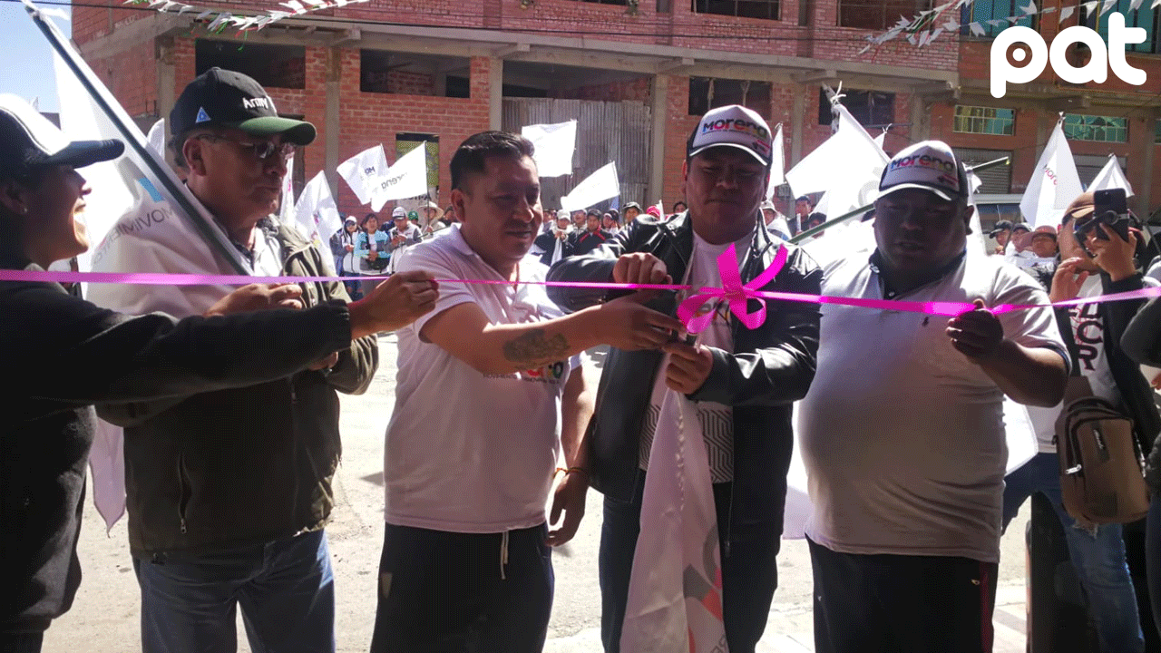 MORENA abre segunda casa de campaña en El Alto