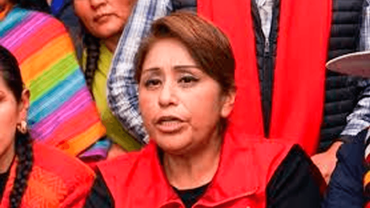 Gobierno acusa a Ruth Nina de terrorismo y delitos electorales, pide acción del TSE 