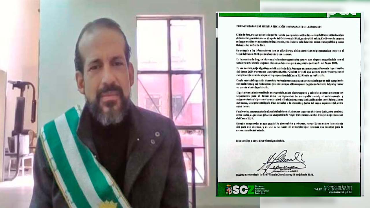 Luis Fernando Camacho “exigimos garantías sobre la ejecución del censo 2024”