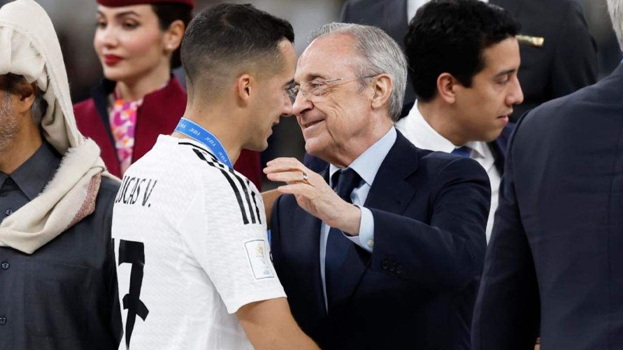 Florentino sobre Lucas Vázquez: "Se  ha dejado el alma por el Madrid"