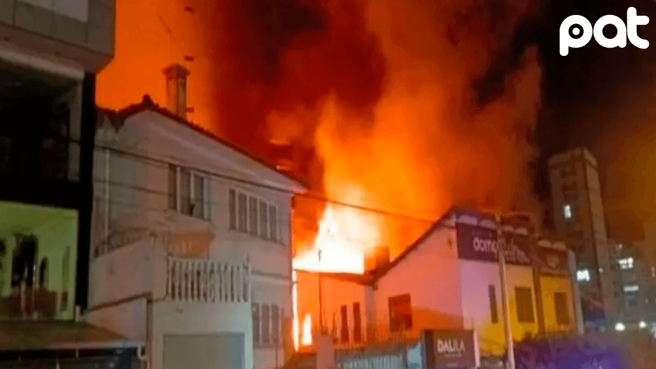 Incendio en Sopocachi fue controlado por vecinos y bomberos