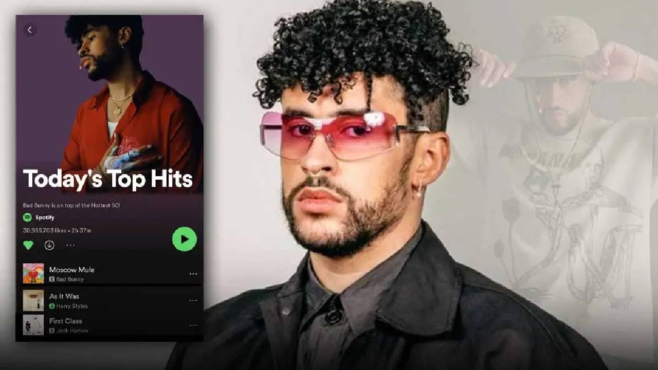 Bad Bunny rompe récords en Spotify con su álbum "Un Verano Sin Ti" 